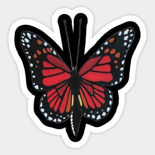 Butterfly 02i, transparent background Sticker